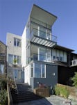 Builtform construction 147 laidley windows steel plants modern backyard
