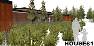 House81 elevation northeast modern home