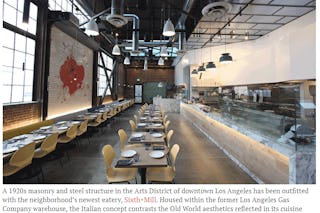 Hospitality design sixth mill