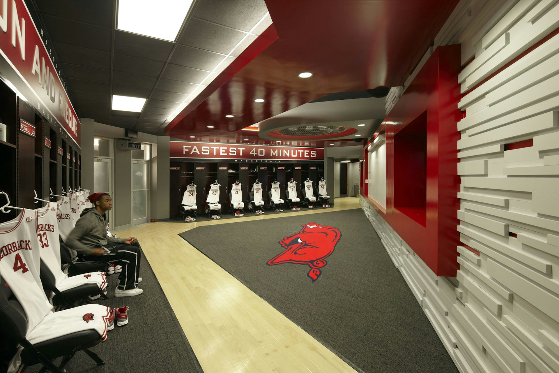 team locker room