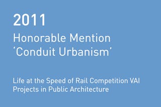 Rvtr 2011 vai conduit urbanism