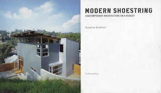 Modern shoestring title page