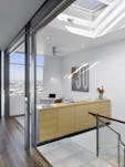 Builtform construction 147 laidley steel windows wood cabinets sittingroom