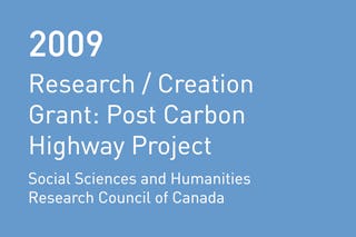 Rvtr 2009 research creation grant