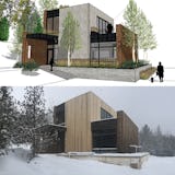 Modern custom home petoskey architecture