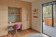 Builtform construction 441tamresidence desk doorway modern wood smaller