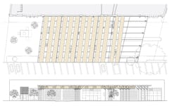 Site plan and elevation