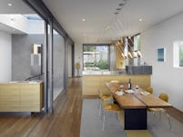 Builtform construction 147 laidley dining kitchen modern wood
