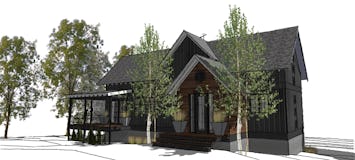 Modern farmhouse up north michigan architecture