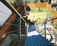 Builtform construction chattanooga detail steel stair modern backyard smaller copy