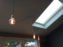 Dining bulbs rooflight 1