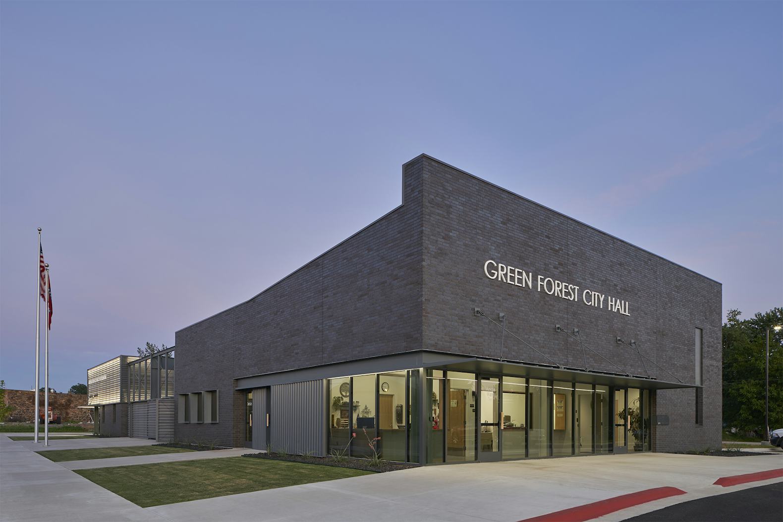 Green Forest City Hall + Police Department — Modus Studio