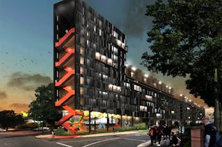 Architecture at zero piezein circuit corner render lo res