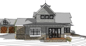 Modern farmhouse petoskey architect