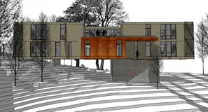 Modern architect northern michigan house