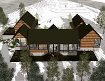 Munising modern cabin design
