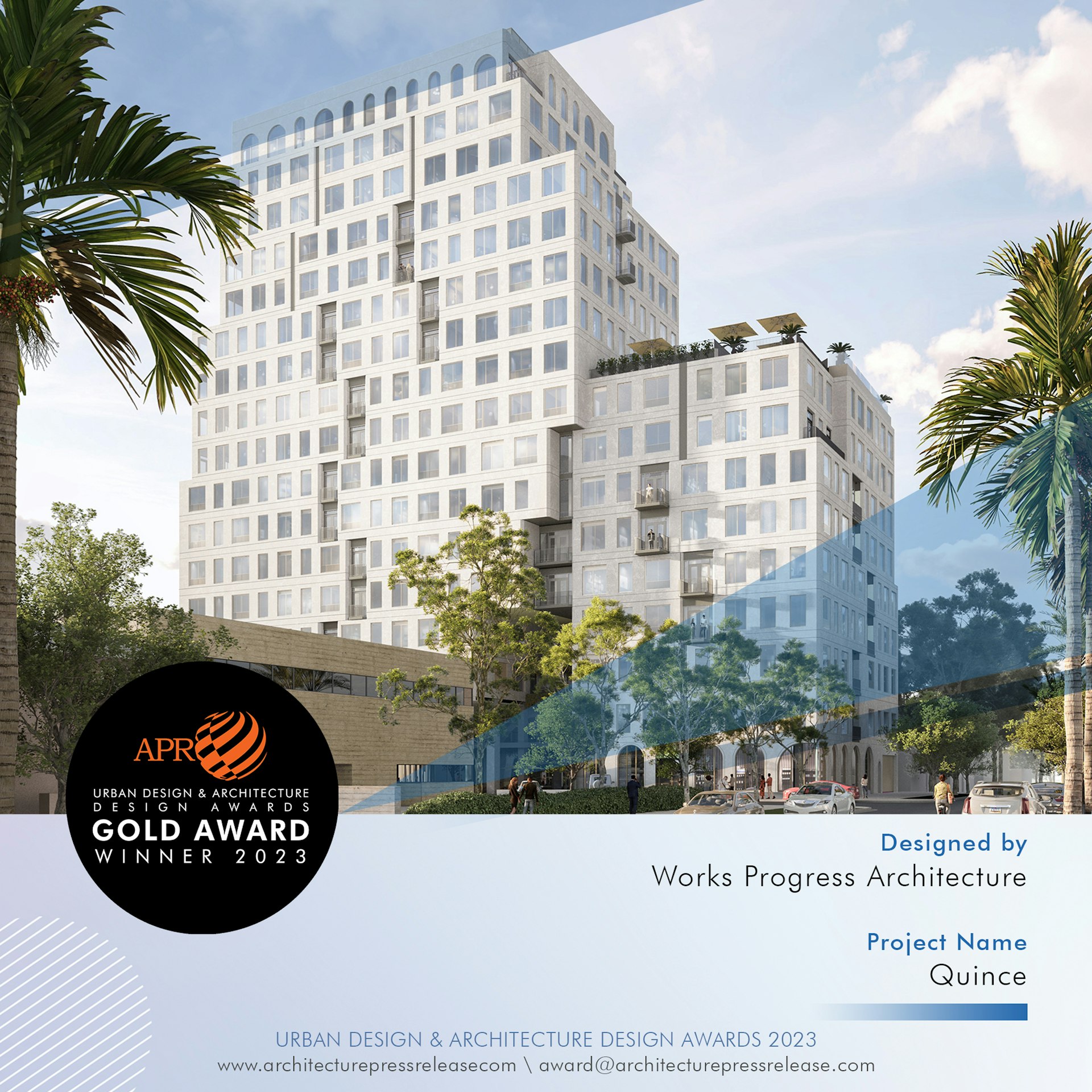 Quince Wins Urban Design & Architecture Award — Works Progress Architecture