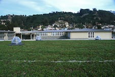 Portola valley korematsu middle school gym living roof