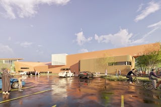 Amazeum view from north