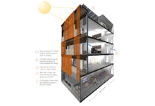 Ecoflats section diagram