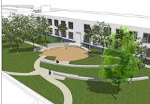Venice hs courtyard rendering