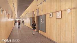 10 modus studio woodland junior high school rendering